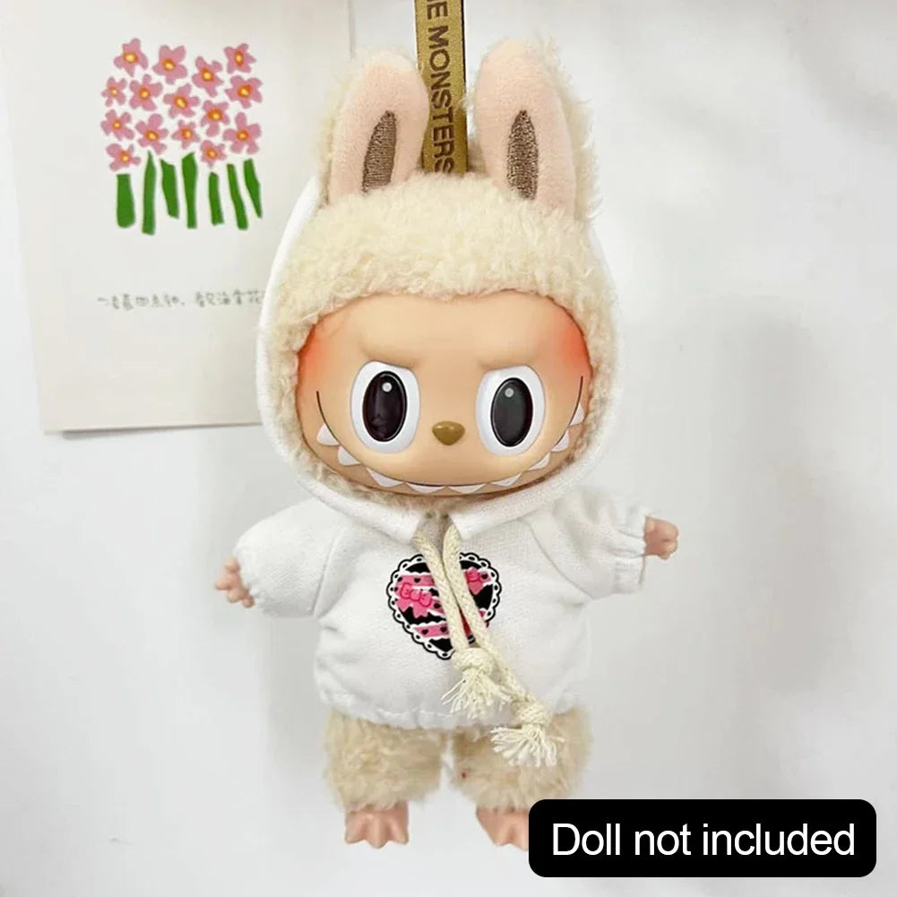 Doll Clothes for 17cm Labubu V1/V2