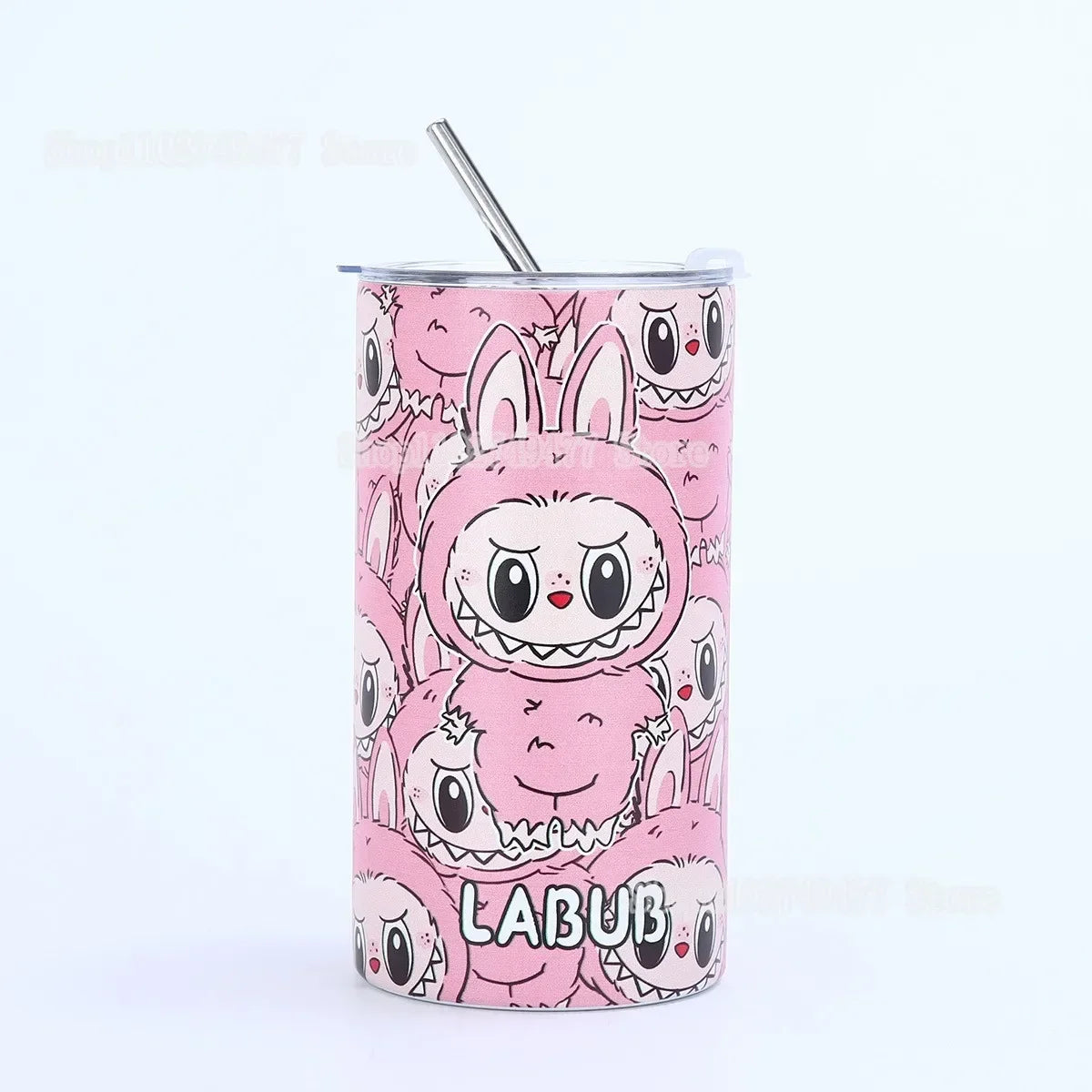 NEW Labubu 600ML Insulated Cup – Cartoon Anime 3D Pattern