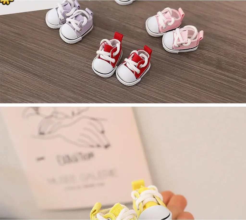 Labubu 17cm cotton doll casual sports shoes