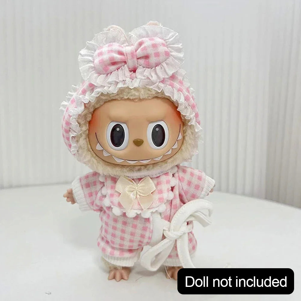 Doll Clothes for 17cm Labubu V1/V2