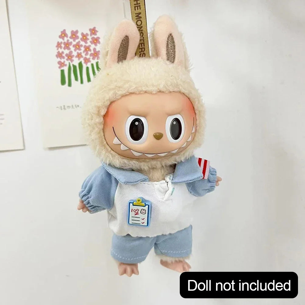 Doll Clothes for 17cm Labubu V1/V2