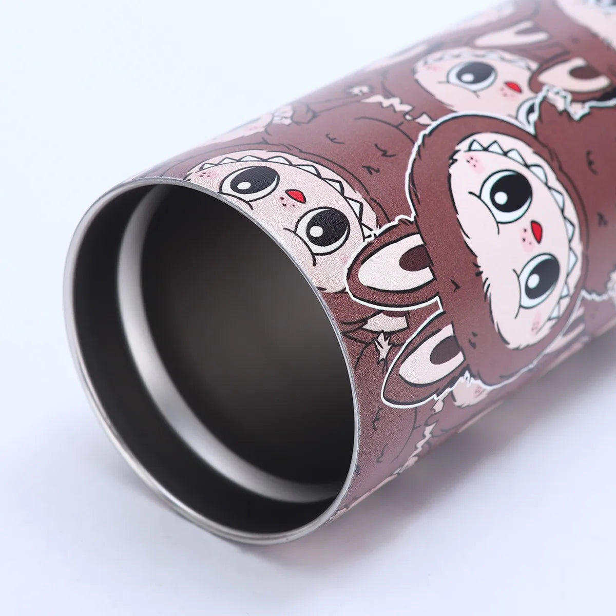 NEW Labubu 600ML Insulated Cup – Cartoon Anime 3D Pattern