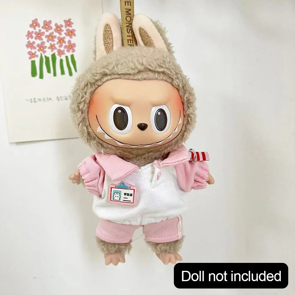 Doll Clothes for 17cm Labubu V1/V2