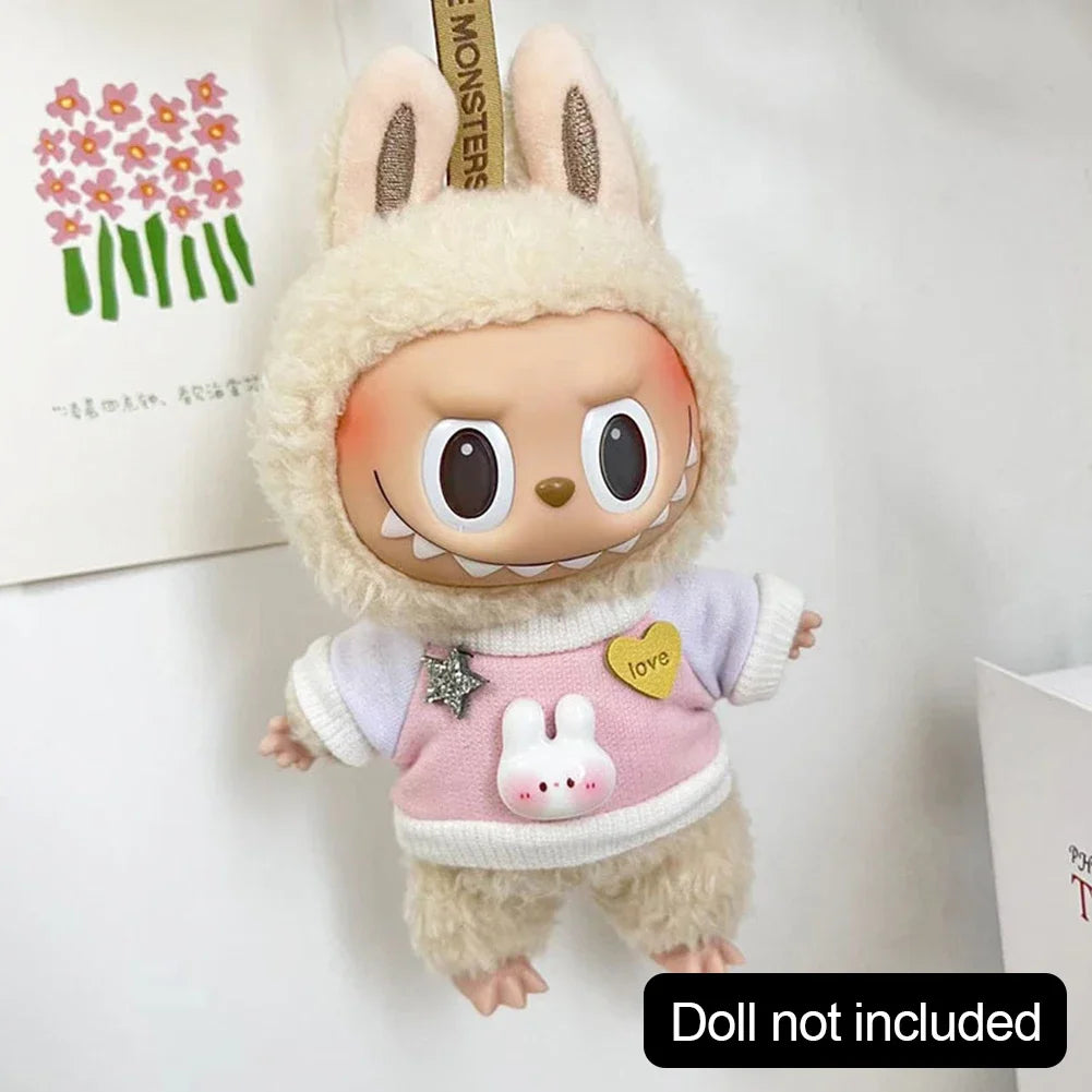 Doll Clothes for 17cm Labubu V1/V2