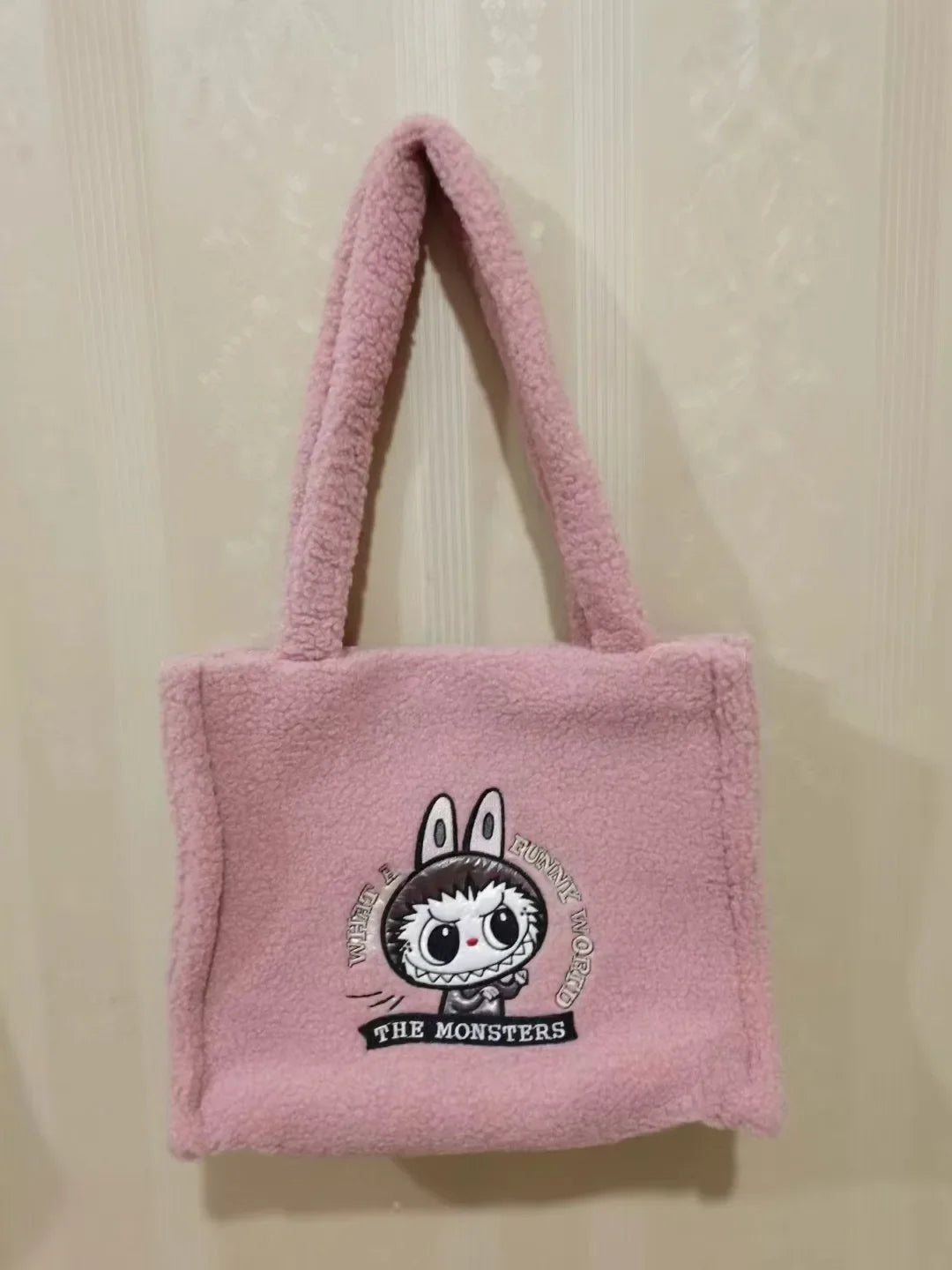 New Labubu Shoulder Bag – Cartoon Plush Toy Crossbody Bag