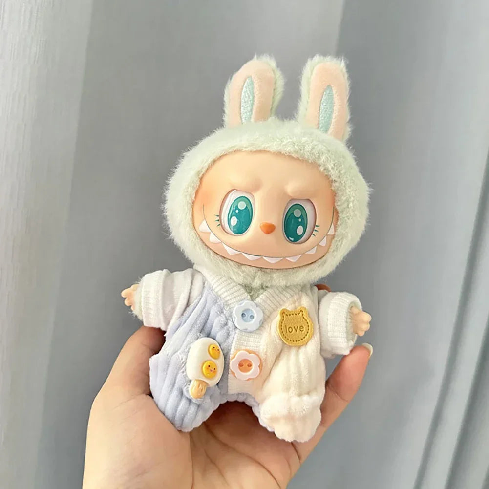 Doll Clothes for 17cm Labubu V1/V2