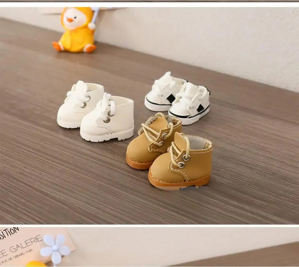 Labubu 17cm cotton doll casual sports shoes