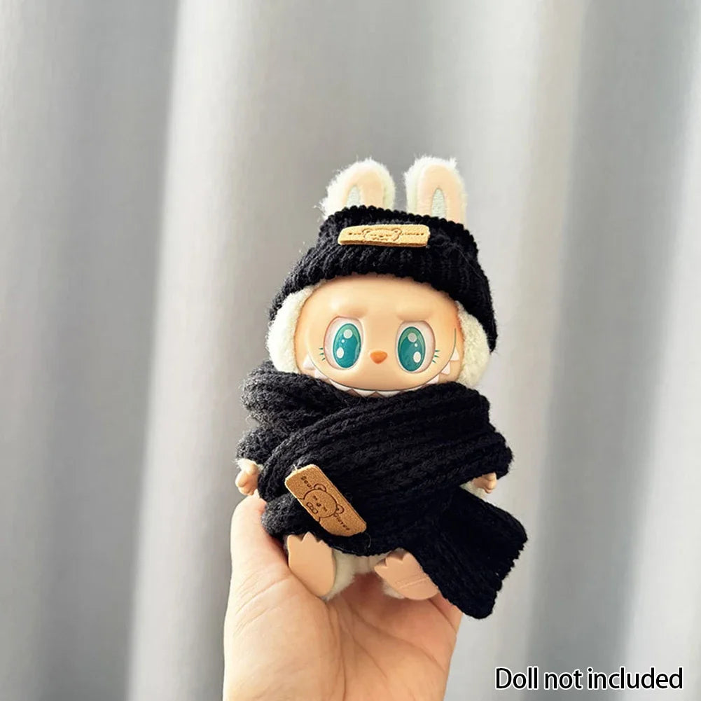 Mini Doll Clothes for Kpop EXO Labubu V1/V2 – Sweater & Bag Set