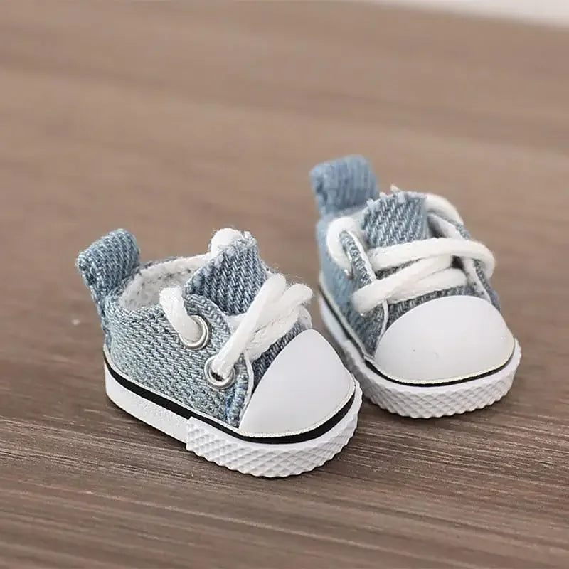 Labubu 17cm cotton doll casual sports shoes