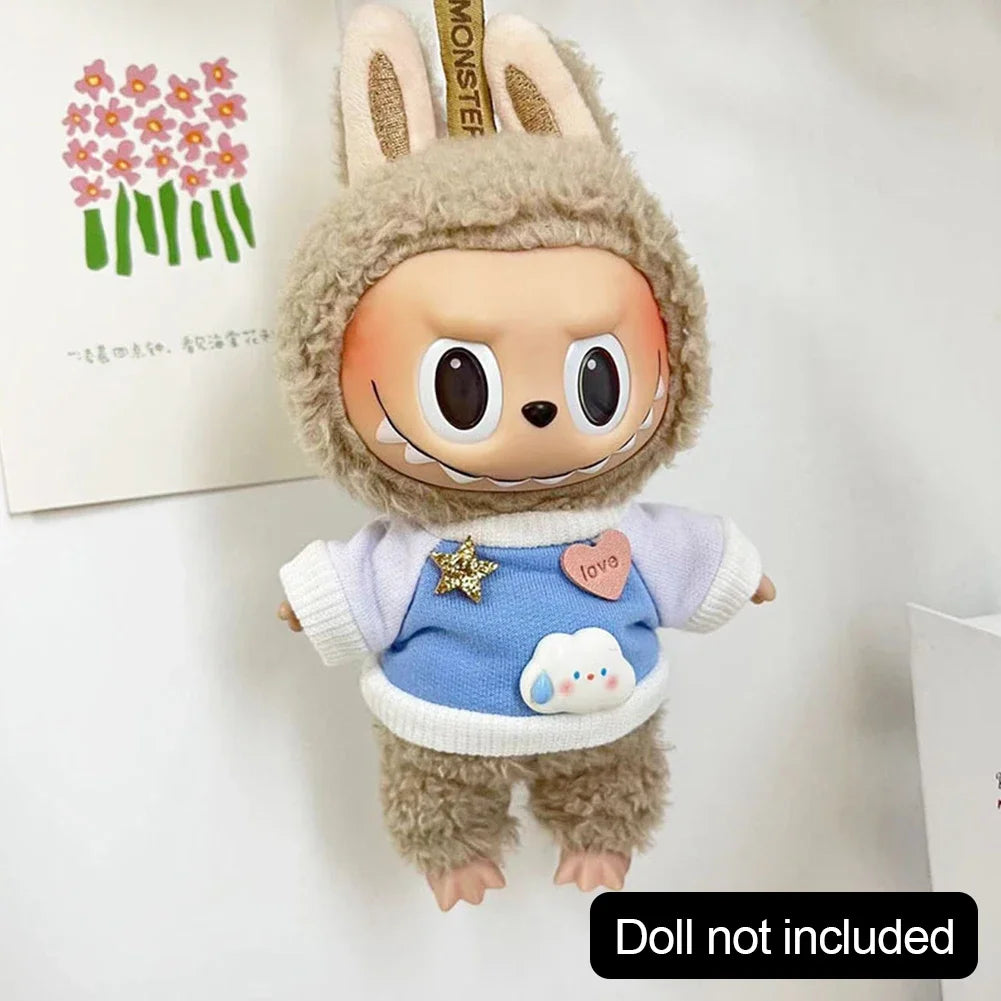 Doll Clothes for 17cm Labubu V1/V2